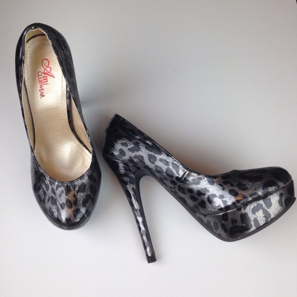 Leopard Print Heels